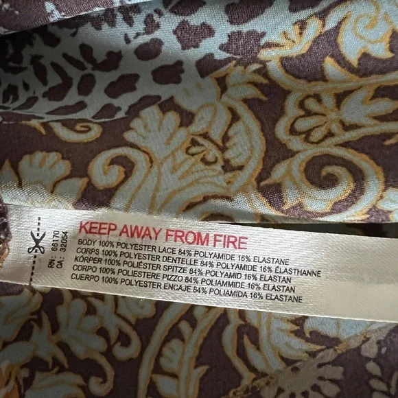 Free People Brown Floral Lace Slip Dress - Picture 10 of 12